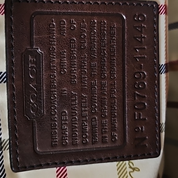 Ultra RARE Coach Bleeker Laced Duffle #11446. - Picture 9 of 11